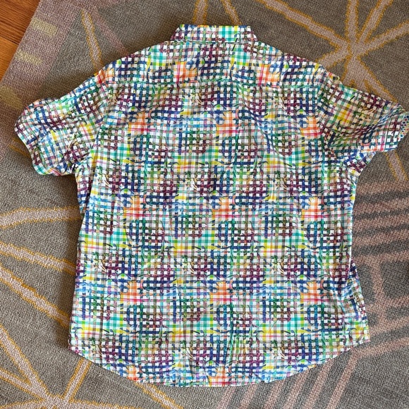 Robert Graham Colorful 🌈 Checkered Button Down Shirt - Picture 5 of 5